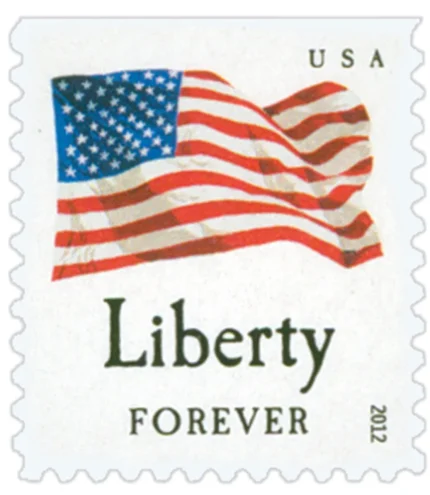 2012 Forever Stamps Four Flags Flag and Equality