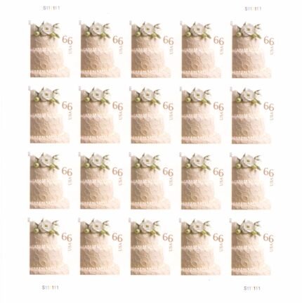 2013 US Wedding Cake Postage Stamps